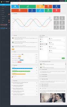 黑色后台管理UI模板(matrix_admin)