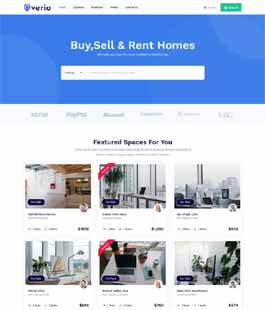 房产行业网站模板