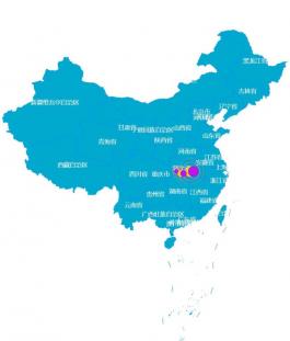 echarts中国各省市区地图插件